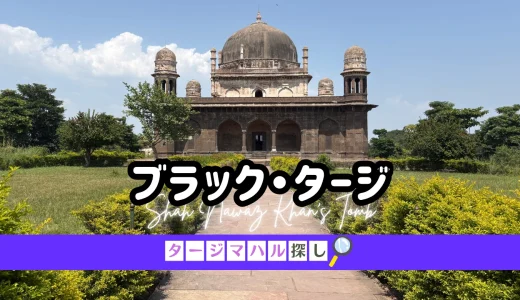【タージマハル探し#16】ブラック・タージと呼ばれるシャー・ナワーズ・ハーン廟